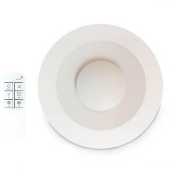 Plafón de techo GSC Evolution Milano con luz nocturna 30W-60W regulable - Blanco