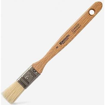 Escoda Clasico 2360 Oil & Acrylic Chungking White Bristle Paint Brush Mottler Flat Single Thickness; Size 9 by Escoda