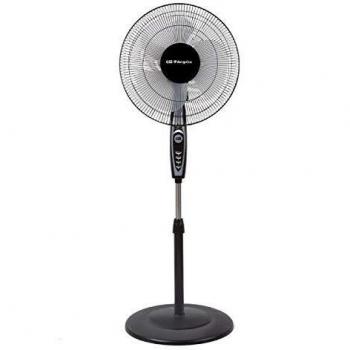 Ventilador de Pie Orbegozo SF 0249, Potencia 60W con 5 Aspas de 40cm y 3 Velocidades