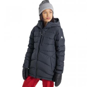 Chaqueta Loyle Down Gris para mujer de Burton, con capucha, diseño ligero y acolchado