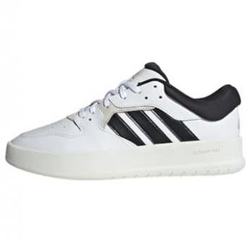 Zapatillas adidas Court 24 hombre blanco, características: tipo de producto - zapatillas, color - blanco puro con detalles en negro, tamaño - 42 EU