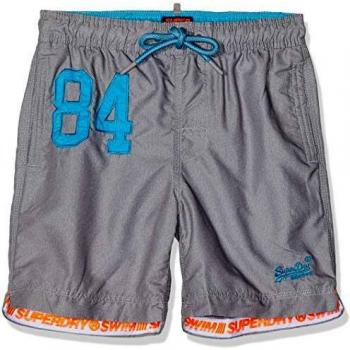 Gray Polyester Men's Swimwear - Size 2XS | Superdry Fall/Winter Collection
