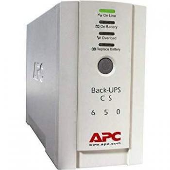 APC by Schneider Electric BK650EI Back UPS CS - Sistema de Alimentación Ininterrumpida SAI 650 VA, 400 Watt