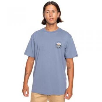 Camiseta de Hombre Quiksilver Landscapes de Manga Corta - Gris - Talla L