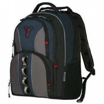 Wenger Cobalt Backpack for 15.6-inch Laptops, Blue with Black and Grey Accents
