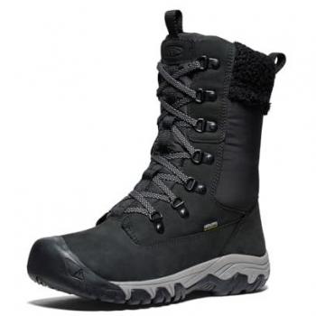 KEEN Women's Greta Tall Waterproof Winter Boots - Black, Size UK 7 / US 9.5 M