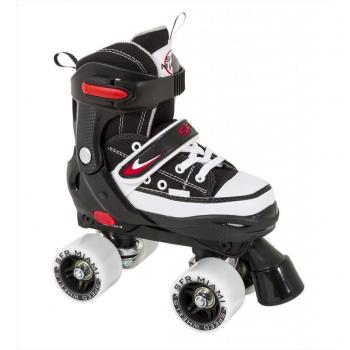 SFR Miami Adjustable Patines, Unisex Niños, Negro, 30.5-34