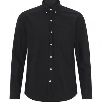 Colorful Standard Men's Organic Deep Black Oxford Shirt