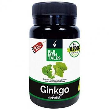 Novadiet Ginkgo Biloba 30 Capsulas Elementales, Novadiet 30 Cápsulas Vegetales, 300 g