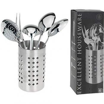 Set Utensili da Cucina in Acciaio Inossidabile