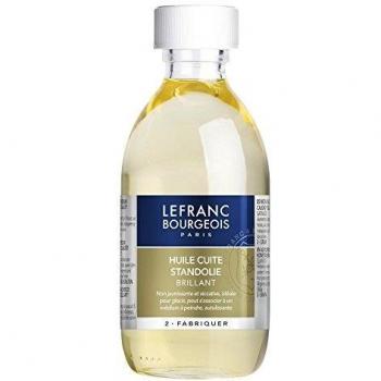 Lefranc Bourgeois Aceite de linaza standöl, Cuerpo Espeso, para Ondas de Franjas y un geschmeidigen Color Film, Transparente, 250 ml