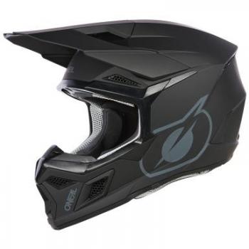 O'Neal Casco de Cross 3SRS Solid Negro - Casco de motocross, color negro, talla 2XL