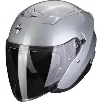 Casco Jet Scorpion EXO-230 Solid Plata XS (54-55)