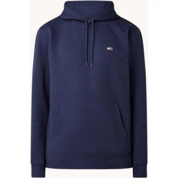 Tommy Hilfiger Men's Regular Fit Blue Fleece Hoodie
