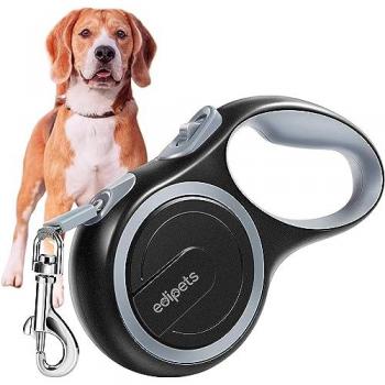 Correa Extensible y Retráctil para Perros, Ajustable, Flexible, 3-8 Metros, con Seguro y Freno, Diseño Cómodo (hasta 50kg)