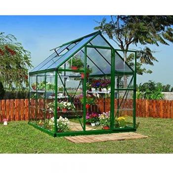 Invernadero de Jardín Policarbonato Verde Palram Canopia Hybrid 186X185X208 cm