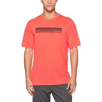 Under Armour Camiseta de manga corta para correr con gráfico para hombre UA Ss, hombre, color Marathon Red, tamaño L