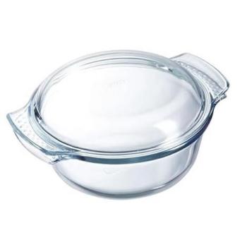 Fuente para Horno Pyrex Classic Vidrio Transparente con Tapa 33 x 26 x 12 cm (3 Unidades)