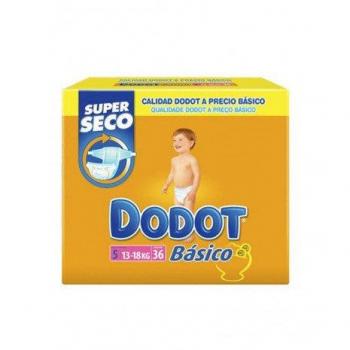 Pañales Básico Talla 5 (13-18 Kg) - 36 Uds - Dodot