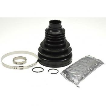 Fuelle de junta homocinética LÖBRO 305756, juego de fuelles para árbol de transmisión, compatible con vehículos específicos, fabricado en material resistente a la abrasión y temperaturas extremas, incluye abrazaderas y es fácil de instalar