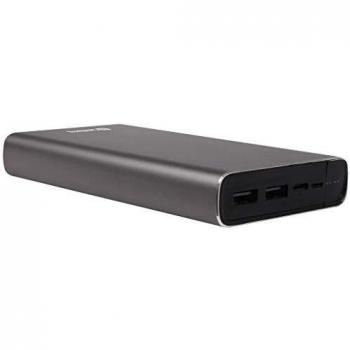 Sandberg powerbank usbc pd 18w 20000 baterias externas negro universal aluminio rectangulo ion de litio 20000 mah