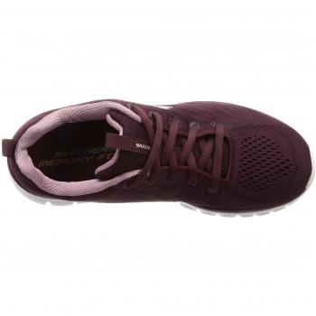 Zapatillas Deportivas para Mujer Skechers Graceful Get Connected 12615 en Mesh con Cordones, Lavables a Máquina