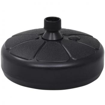 vidaXL Umbrella Base Sand/Water Filled 15 L Black