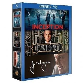 Coffret Leonardo DiCaprio : Inception + Gatsby le magnifique + J. Edgar [Francia] [Blu-ray]