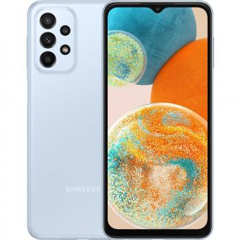 Móvil Android 12 Samsung Galaxy A23 5G con SIM Gratis, Smartphone de 6,4 Pulgadas, Pantalla Infinity-V, 4 GB de RAM, 64 GB de Almacenamiento, Batería de 5 000 mAh, Azul