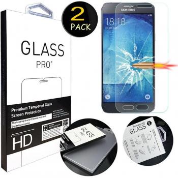 [2 Pack] Galaxy A8 (2015) Protector de Pantalla, MYTHOLLOGY Premium Cristal Vidrio Templado [Alta Transparencia] Protector de Pantalla para Samsung Galaxy A8 (2015) A800F 5.7