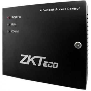 ZKTeco - Caja para controladora INBIO - Tamper de Apertura - Cierre con Llave - Incluye Fuente de alimentación - Indicadores LED de Estado