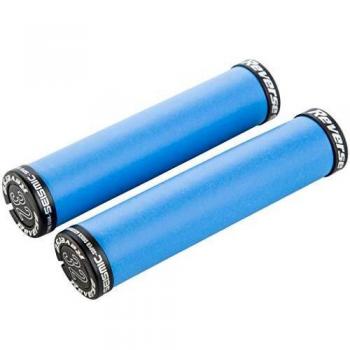 Puños Reverse Seismic Ergo Lock On Ø32 mm x 145 mm Azul/Negro