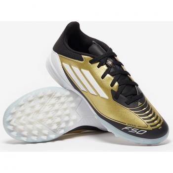 Adidas F50 Messi League TF Botas de Fútbol Niño Multitaco y Terreno Duro Oro (36 2/3)