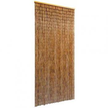vidaXL Bamboo Door Curtain 90x200 cm