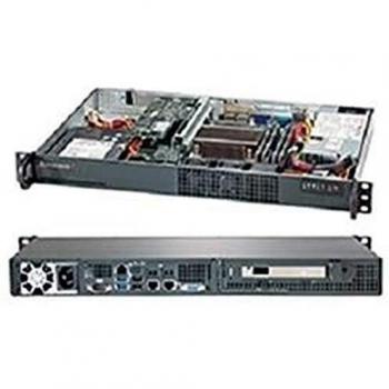 Supermicro SuperChasis Rackmount Server 1U CSE-510-203B Negro Micro-ATX