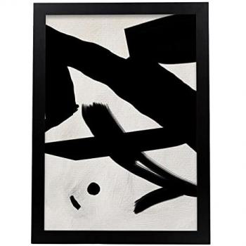 Lámina Artística Decorativa Kline 3 - Estilo Abstracto A3 - Alto Brillo para Hogar, Salón y Estudios