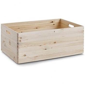 Zeller 13144 - Cajón multiusos, 60 x 40 x 24 cm, conífera, color natural