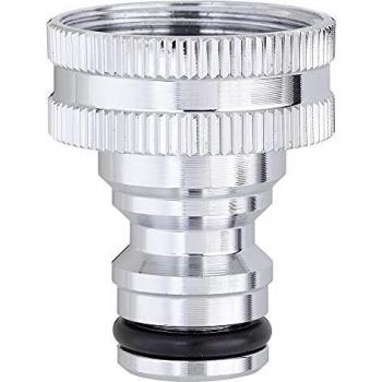 Conector de grifo 3/4 Claber 9604 Metal Jet de latón cromado