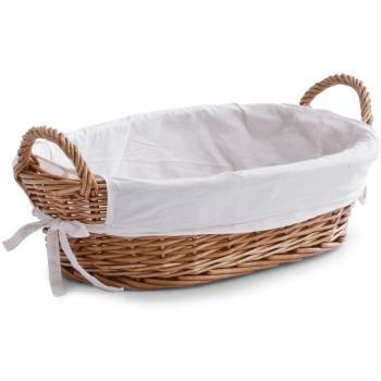 Zeller Weide - Cesta para el pan ovalada, 35 x 21 x 15 centímetros