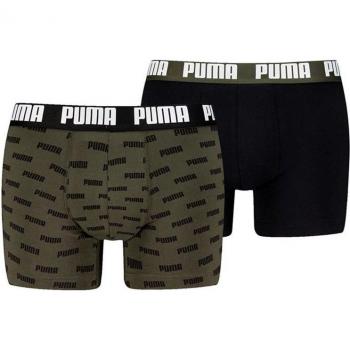 Calzoncillos de Puma Everyday AOP Print 2P para hombre en color Forest Night, modelo 701226391-005