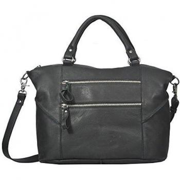 VILENCA HOLLAND 40718 Black - Bolso al hombro para mujer Negro negro L40xH28xW15cm
