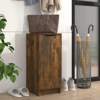 Zapatero de madera multicapa ahumado 30x35x70 cm