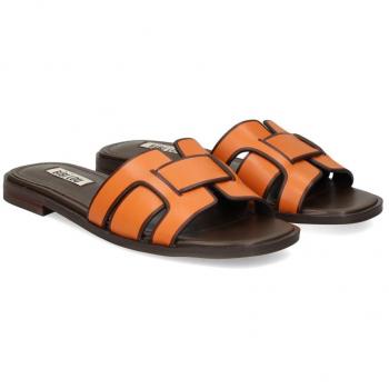 Sandalias Planas Mujer - Marrón Talla 36