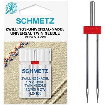 Schmetz Agujas para Máquinas De Coser, Metal, Plata, 4.0/100 Tamaño