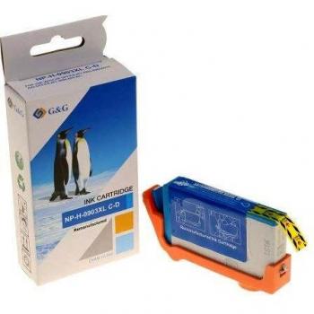 Cartucho de Tinta Genérico 903XL Cian Compatible con HP - Sustituto de T6M03AE/T6L87AE