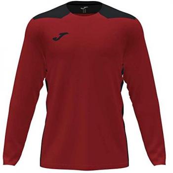 Camiseta Manga Larga Hombre Joma Championship VI Rojo Negro