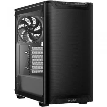 be quiet! Pure Base 501 Airflow Black Midi Tower Gaming Case with Window and 2 Pre-installed PWM Fans