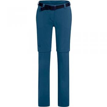 Maier Sports Women's Nata 2 Zip-Off Outdoor Pants - Regular Fit, Dark Blue, Size 34