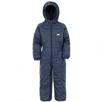 Trespass Traje Impermeable Anti Goteo, para niños, Unisex, Niños, Traje Impermeable, Drip Drop, BLU - BLU Navy, 7-8 años