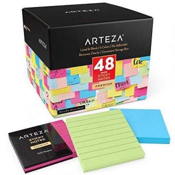 Arteza Notas adhesivas de 76 x 76 mm ,